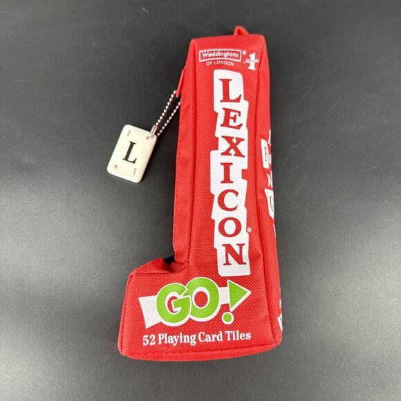 LEXICON GO: SUPER FAST WORD GAME: 52 Playing Card Tiles By Waddingtons - Picture 1 of 9